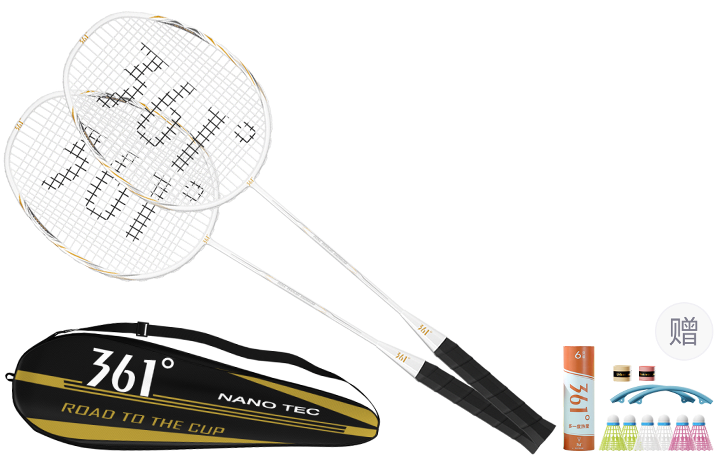 Ракетка для бадминтона T100 361°, pearl белый 2 pcs+original racket bag+nylon shuttlecock 6+overgrip 2+racket cover 2
Ракетка для бадминтона T100 361°, pearl белый 2 pcs+original racket bag+nylon shuttlecock 6+overgrip 2+racket cover 2