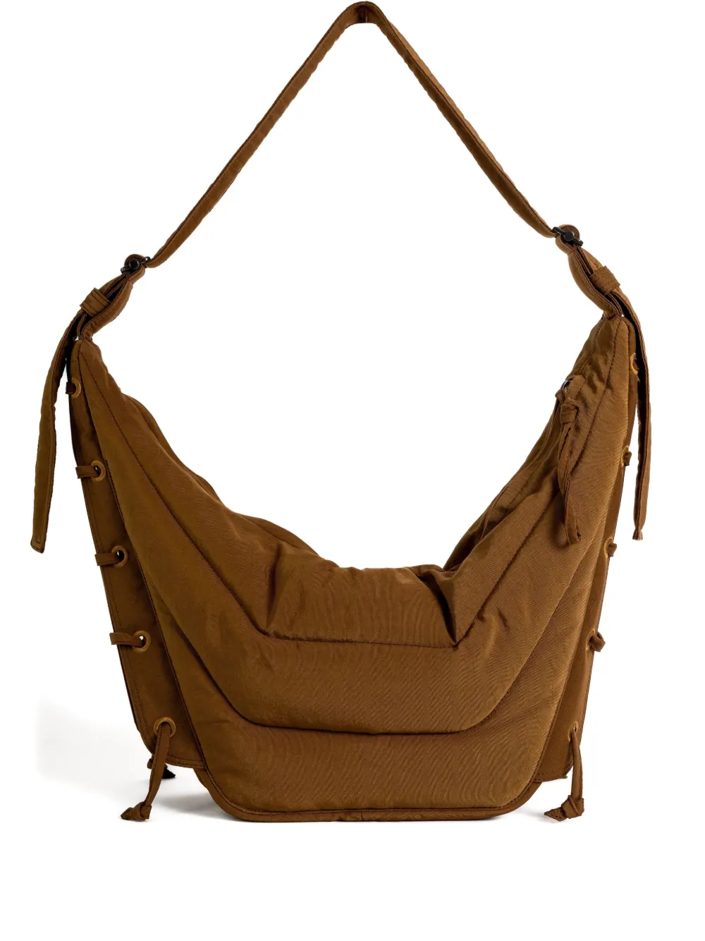 Стеганая сумка на плечо со шнуровкой LEMAIRE, коричневый
Стеганая сумка на плечо со шнуровкой LEMAIRE, коричневый