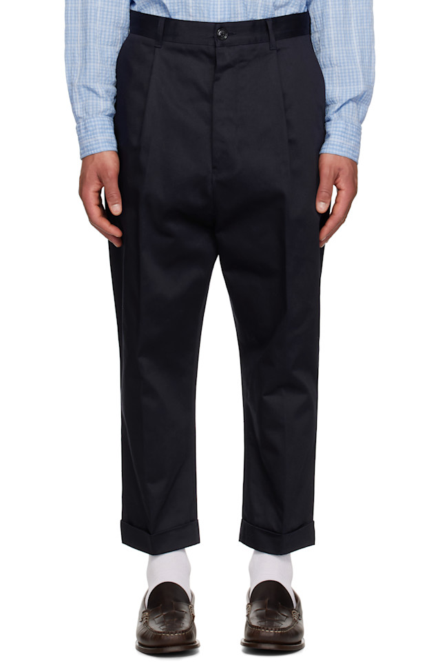 Хлопковые оранжевые брюки оверсайз Carrot Ami Paris, синий
Хлопковые оранжевые брюки оверсайз Carrot Ami Paris, синий