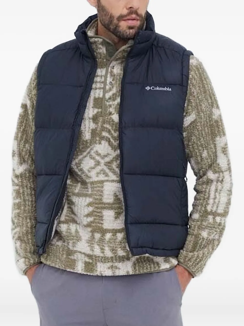 Стеганый жилет-пуховик Columbia, синий
Стеганый жилет-пуховик Columbia, синий