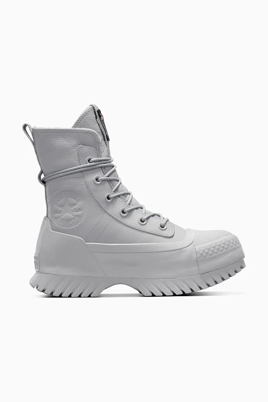 Кожаные кроссовки Chuck Taylor All Star Lugged 2.0 CC Converse, серый
Кожаные кроссовки Chuck Taylor All Star Lugged 2.0 CC Converse, серый