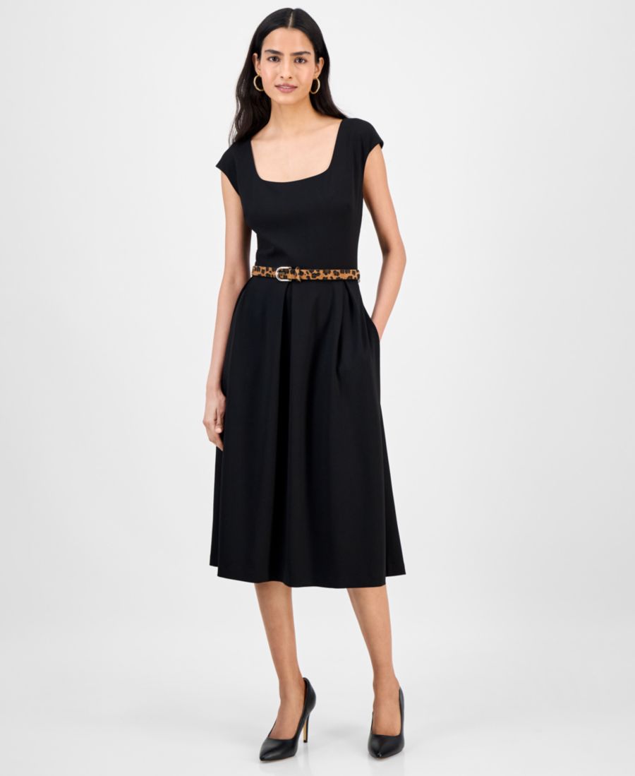 Женское платье с квадратным вырезом, короткими рукавами и расклешенной юбкой julia jordan, Black
Женское платье с квадратным вырезом, короткими рукавами и расклешенной юбкой julia jordan, Black