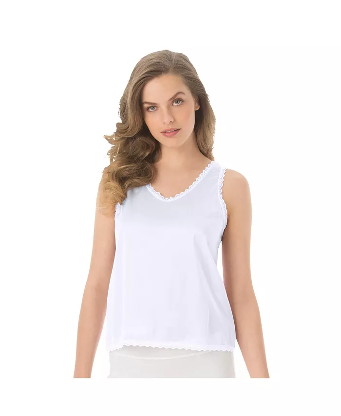 Женская майка с кружевной отделкой Comfort Choice, белый
Женская майка с кружевной отделкой Comfort Choice, белый