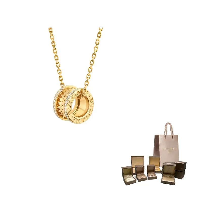 B.Zero1 серия украшенный стразами кулон BVLGARI
B.Zero1 серия украшенный стразами кулон BVLGARI