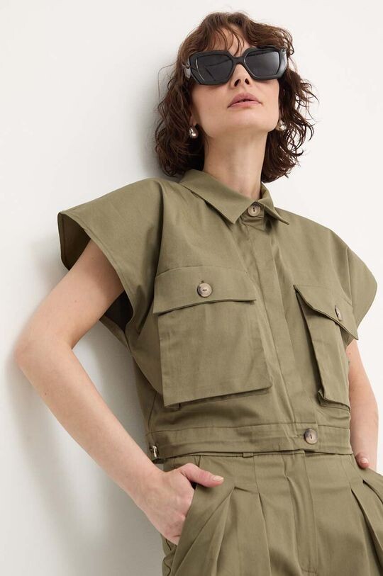 Жилет Answear Lab, зеленый 
Жилет Answear Lab, зеленый