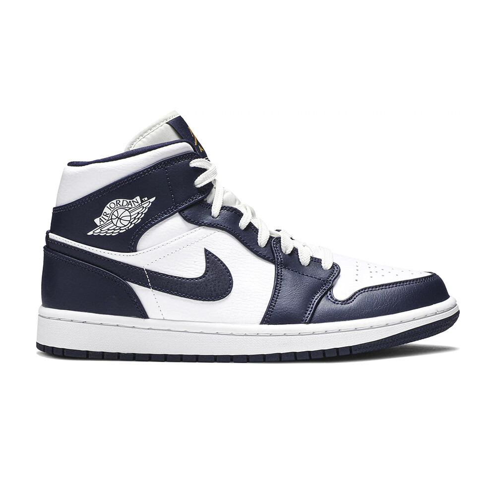 Кроссовки Nike Air Jordan 1 Mid, тёмно-синий/белый
Кроссовки Nike Air Jordan 1 Mid, тёмно-синий/белый