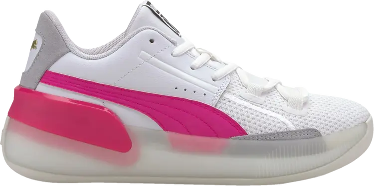Кроссовки Puma Clyde Hardwood Jr Pink Glow, белый, Белый;розовый, Кроссовки Puma Clyde Hardwood Jr Pink Glow, белый
Кроссовки Puma Clyde Hardwood Jr Pink Glow, белый, Белый;розовый, Кроссовки Puma Clyde Hardwood Jr Pink Glow, белый