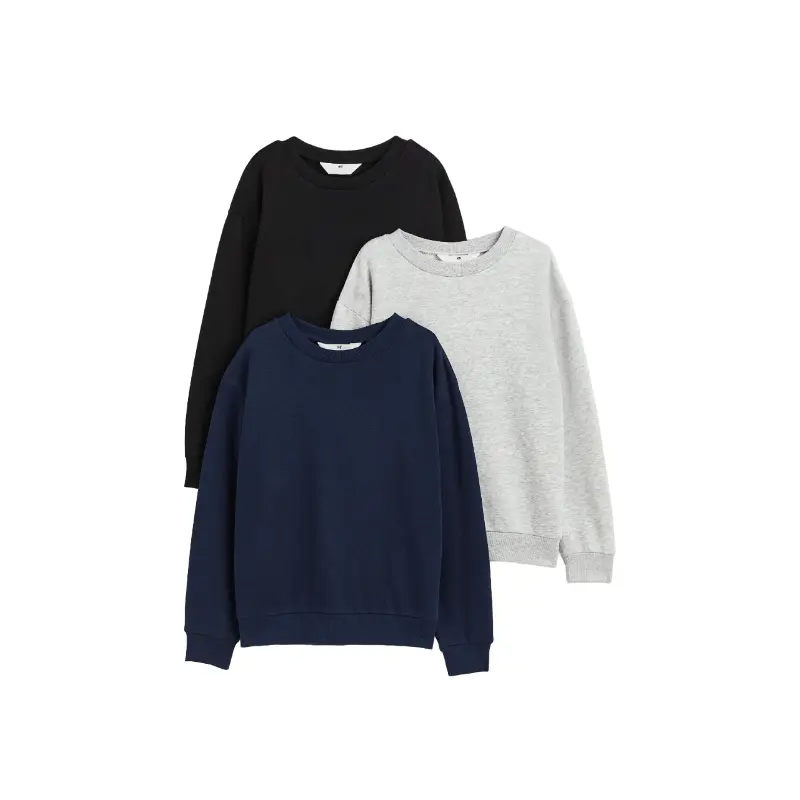 Комплект толстовок H&M 3-pack Sweatshirts, 3 предмета, голубой/черный/серый
Комплект толстовок H&M 3-pack Sweatshirts, 3 предмета, голубой/черный/серый