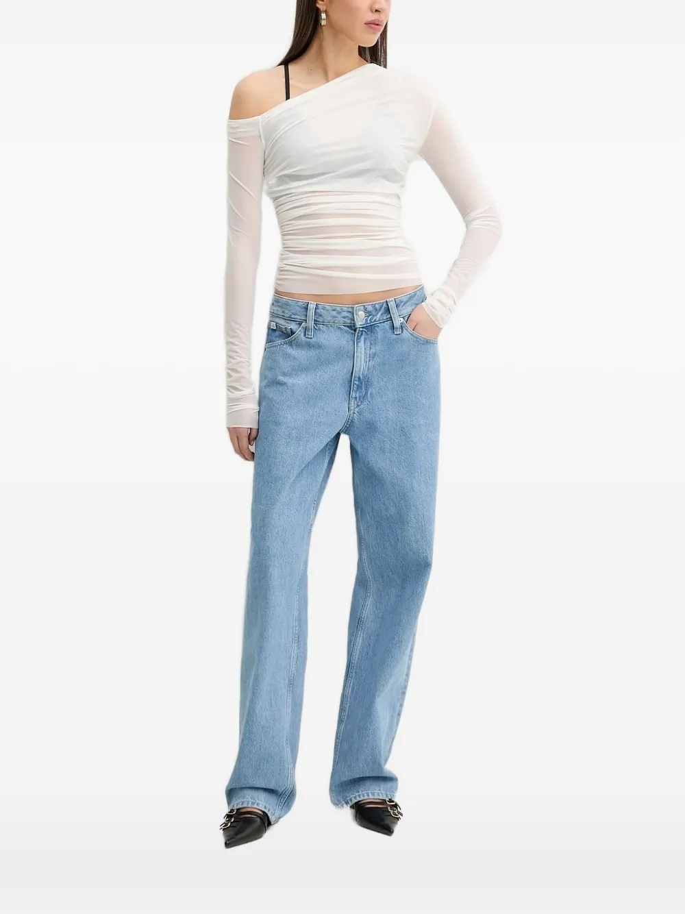 Футболка с драпировкой на одно плечо «Зена» Aniye By, белый
Футболка с драпировкой на одно плечо «Зена» Aniye By, белый