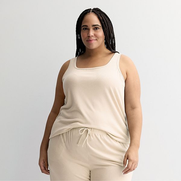 Пижамный топ Plus size с рубчиком Sonoma Goods For Life, White Oak
Пижамный топ Plus size с рубчиком Sonoma Goods For Life, White Oak