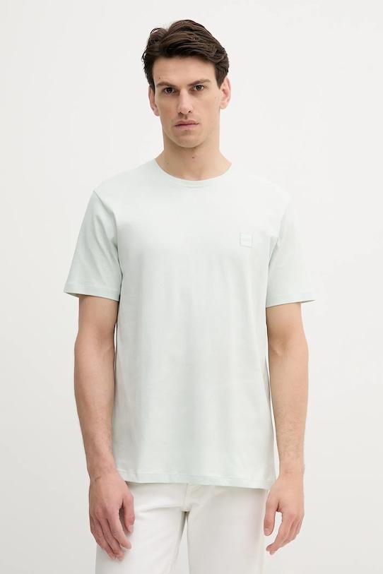 Хлопковая футболка Boss Orange, зеленый
Хлопковая футболка Boss Orange, зеленый