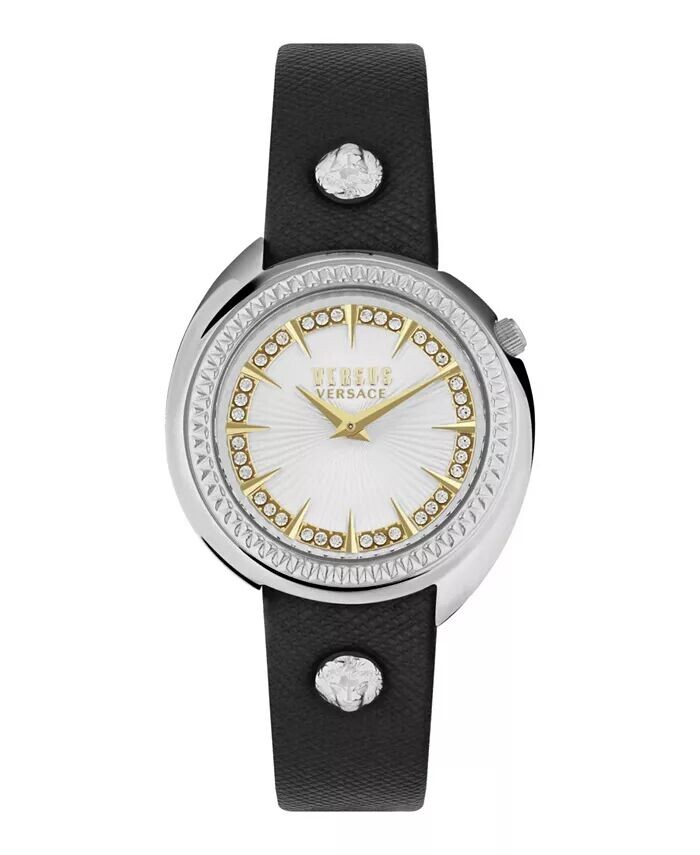 Женские часы Tortona Crystal, 2 стрелки, черные кварцевые часы из натуральной кожи, 38 мм Versus Versace
Женские часы Tortona Crystal, 2 стрелки, черные кварцевые часы из натуральной кожи, 38 мм Versus Versace