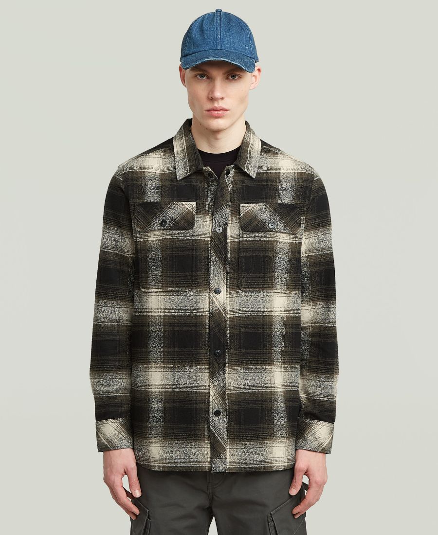 Мужская клетчатая рубашка-куртка G-Star Raw, ASFALT ART
Мужская клетчатая рубашка-куртка G-Star Raw, ASFALT ART