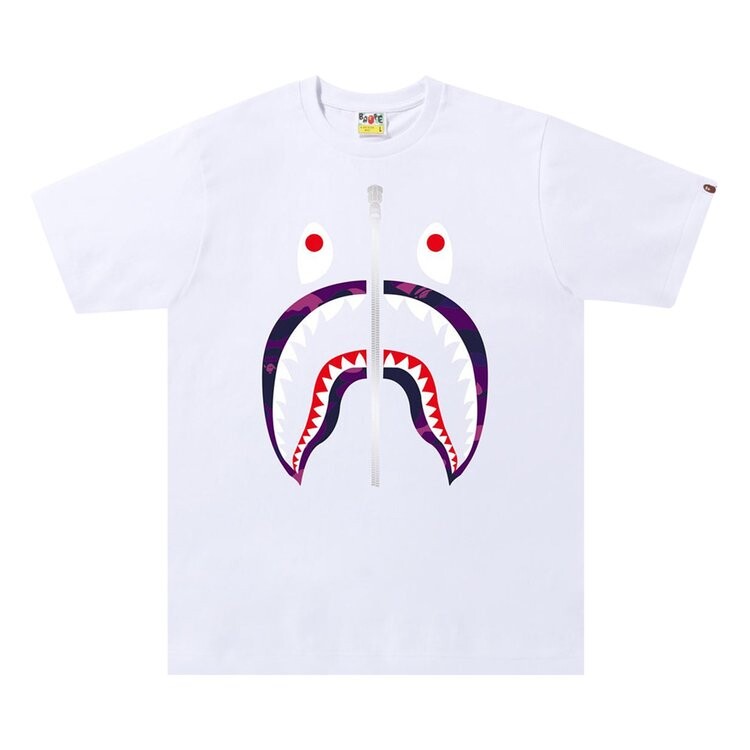 Футболка BAPE Color Camo Shark Tee 'White/Purple', белый
Футболка BAPE Color Camo Shark Tee 'White/Purple', белый