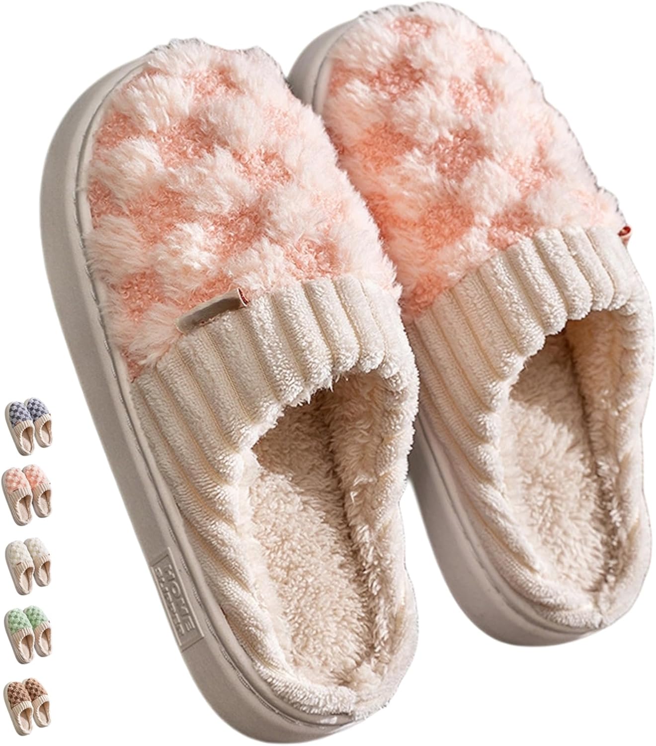 Iwhgrmp Модные домашние тапочки в клетку для женщин и мужчин, для зимы, теплые и уютные, плюшевые, хлопковые, клетчатые, пушистые, для спальни, на толстой подошве, на один шаг, розовый
Iwhgrmp Модные домашние тапочки в клетку для женщин и мужчин, для зимы, теплые и уютные, плюшевые, хлопковые, клетчатые, пушистые, для спальни, на толстой подошве, на один шаг, розовый