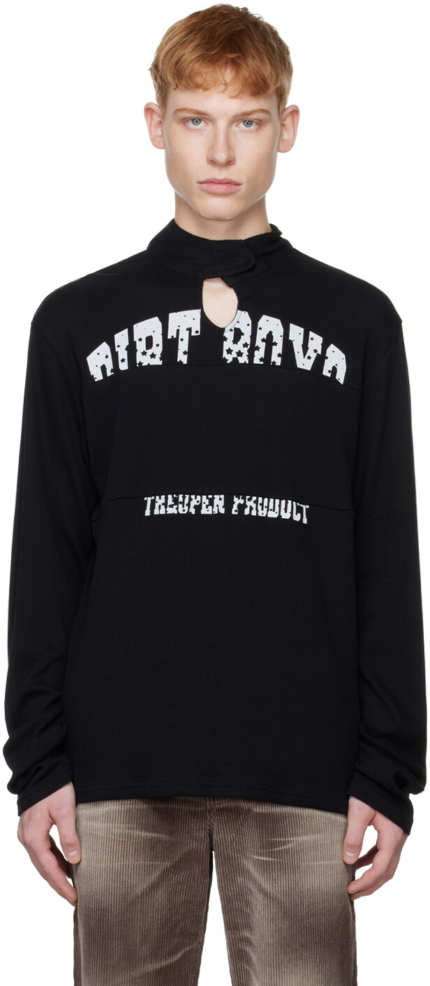 Эксклюзивный черный свитер SSENSE с каплевидным вырезом TheOpen Product
Эксклюзивный черный свитер SSENSE с каплевидным вырезом TheOpen Product