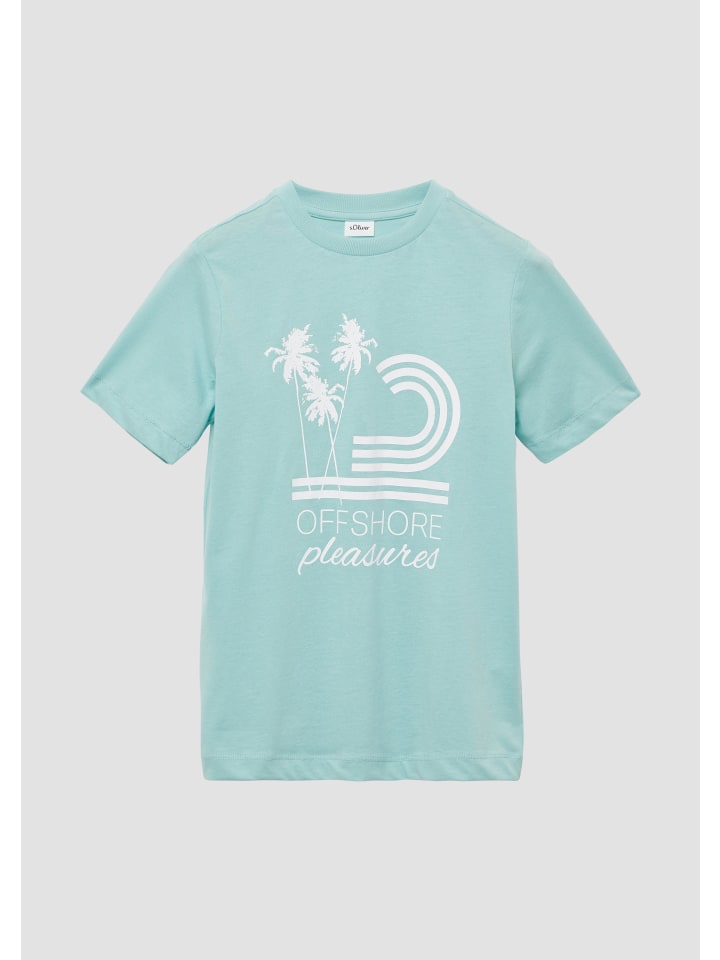 Футболка s.Oliver, бирюзовый 
Футболка s.Oliver, бирюзовый