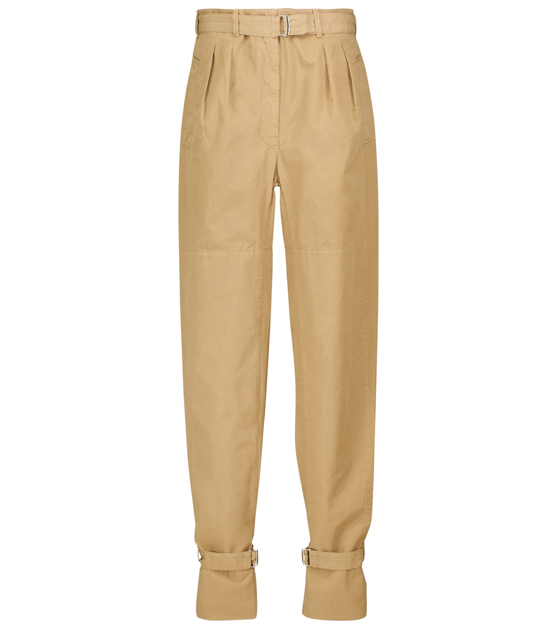 Брюки из хлопкового поплина с высокой талией Lemaire, кэмел
Брюки из хлопкового поплина с высокой талией Lemaire, кэмел