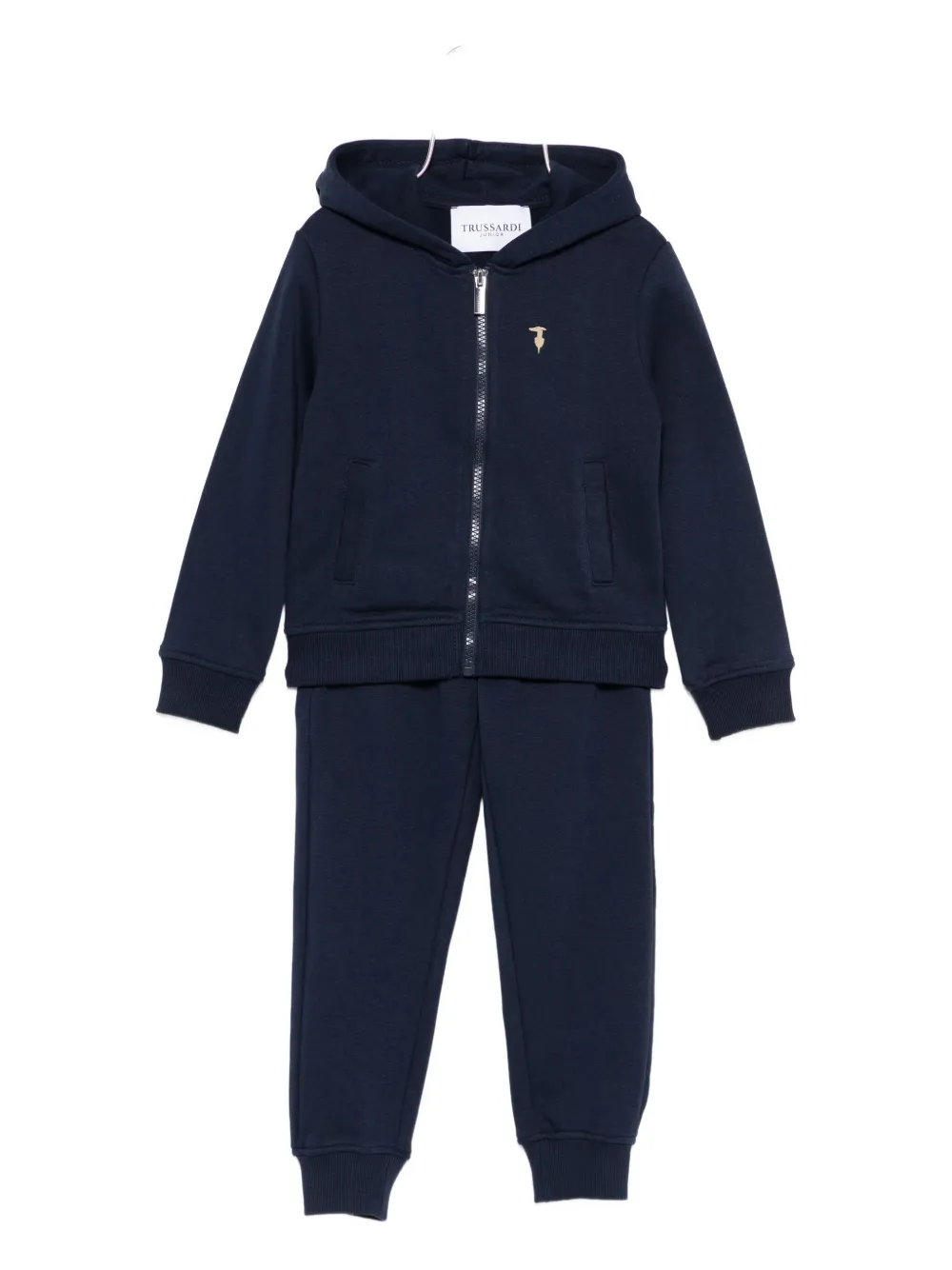 Спортивный костюм с капюшоном на молнии Trussardi Junior, синий
Спортивный костюм с капюшоном на молнии Trussardi Junior, синий