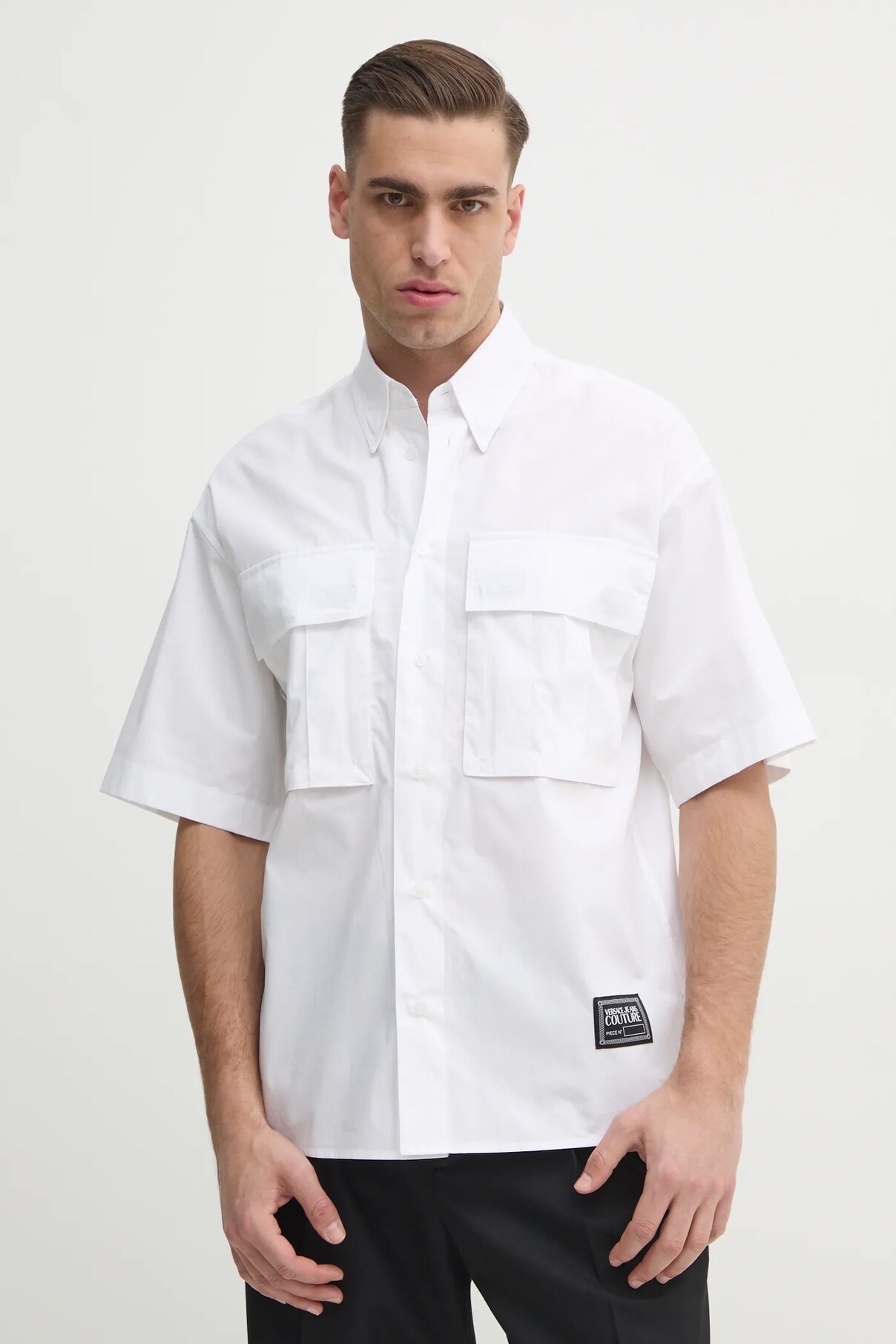 Рубашка из хлопка Versace Jeans Couture, белый
Рубашка из хлопка Versace Jeans Couture, белый