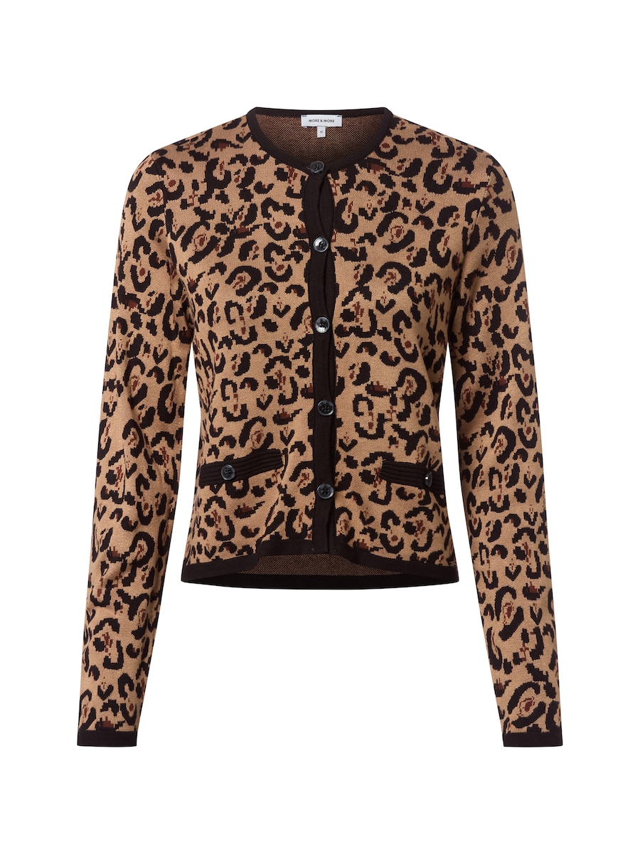 Вязаный кардиган MORE & MORE, коричневый/мокко
Вязаный кардиган MORE & MORE, коричневый/мокко