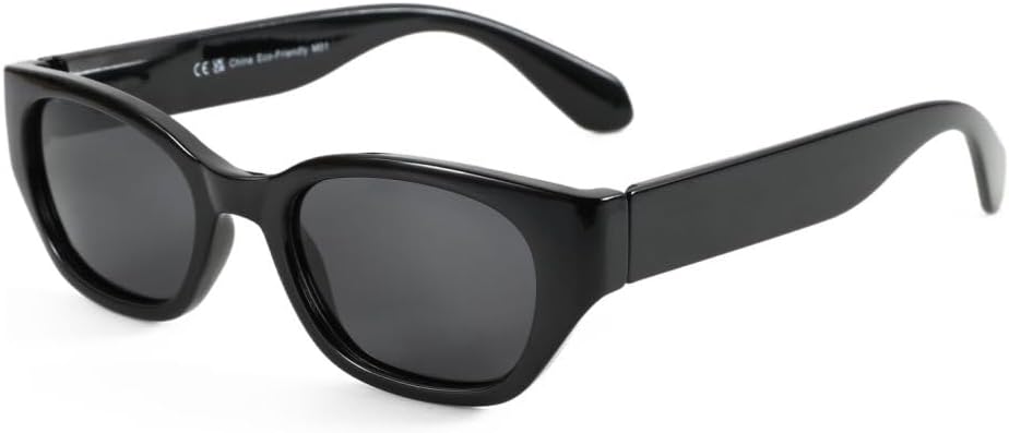 Солнцезащитные очки ZENOTTIC «Кошачий глаз» для женщин, поляризованные, с защитой от УФ-излучения UV400, узкие ретро-очки для небольшого лица, модные солнцезащитные очки, Black
Солнцезащитные очки ZENOTTIC «Кошачий глаз» для женщин, поляризованные, с защитой от УФ-излучения UV400, узкие ретро-очки для небольшого лица, модные солнцезащитные очки, Black