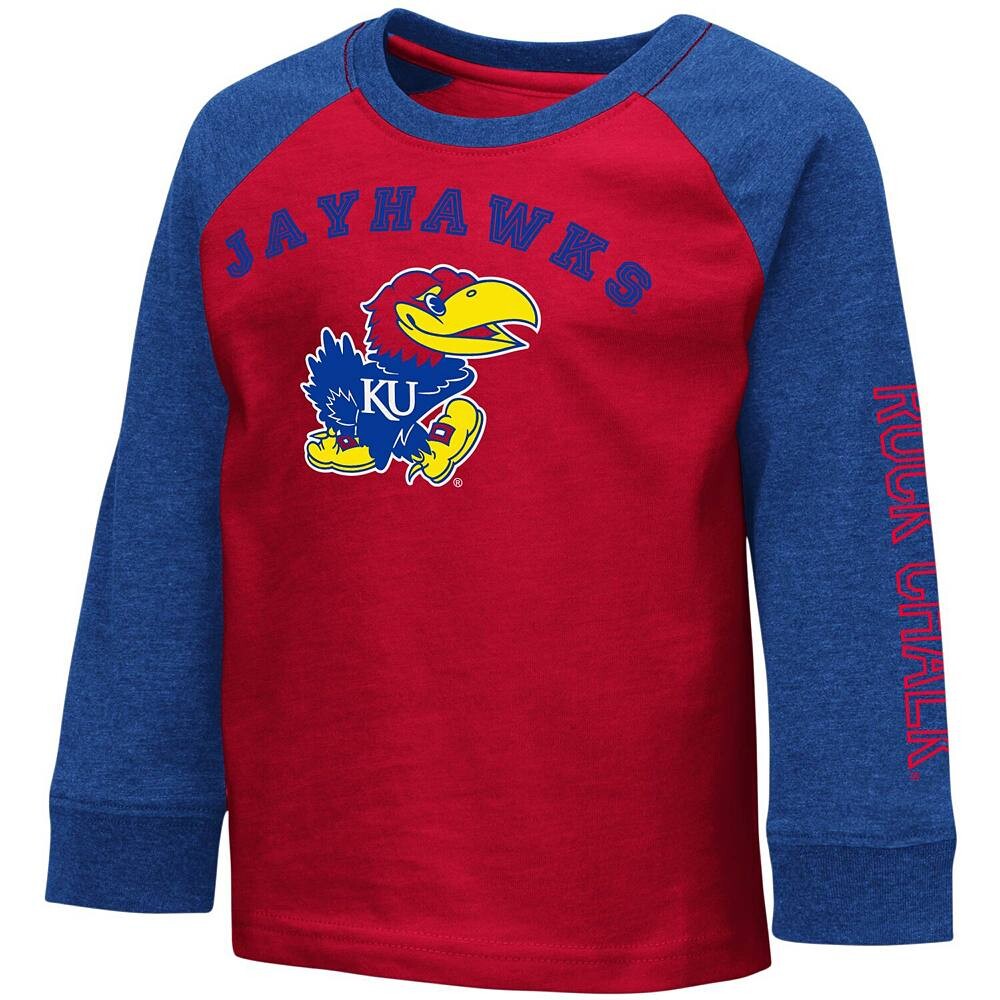 Красная футболка с длинными рукавами реглан Kansas Jayhawks для малышей Colosseum Heathered, цвет Kns Red
Красная футболка с длинными рукавами реглан Kansas Jayhawks для малышей Colosseum Heathered, цвет Kns Red