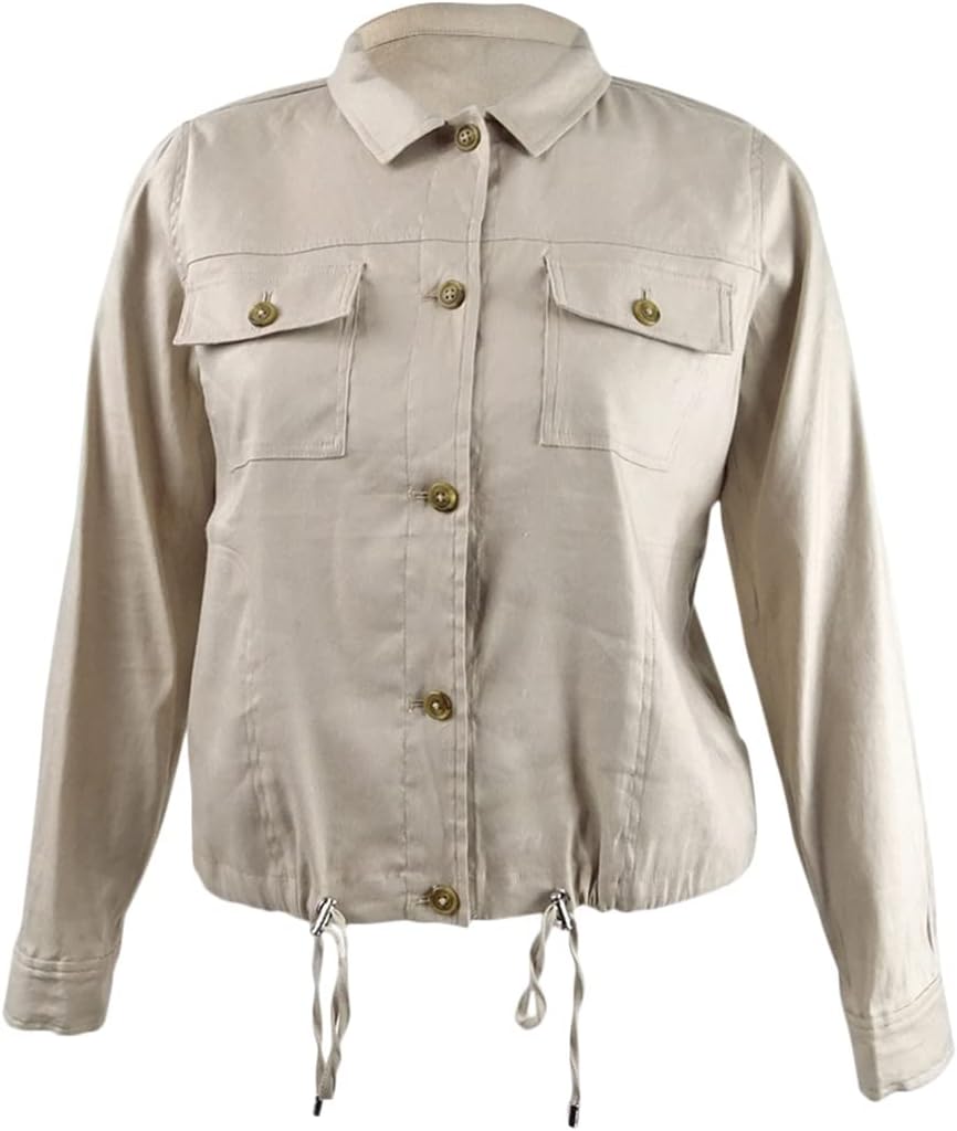 Женская льняная куртка Calvin Klein с поясом на кулиске, бежевый
Женская льняная куртка Calvin Klein с поясом на кулиске, бежевый