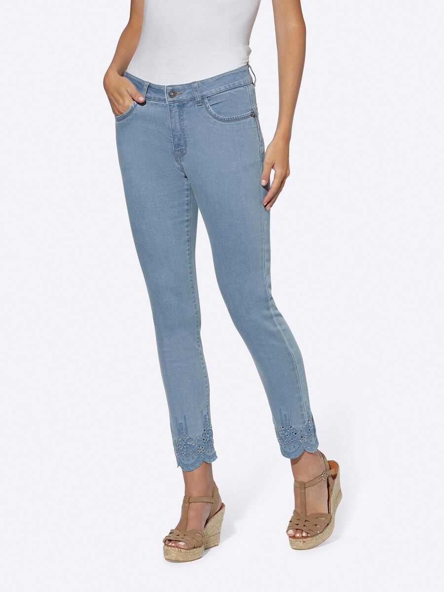 Облегающие джинсы heine, синий
Облегающие джинсы heine, синий