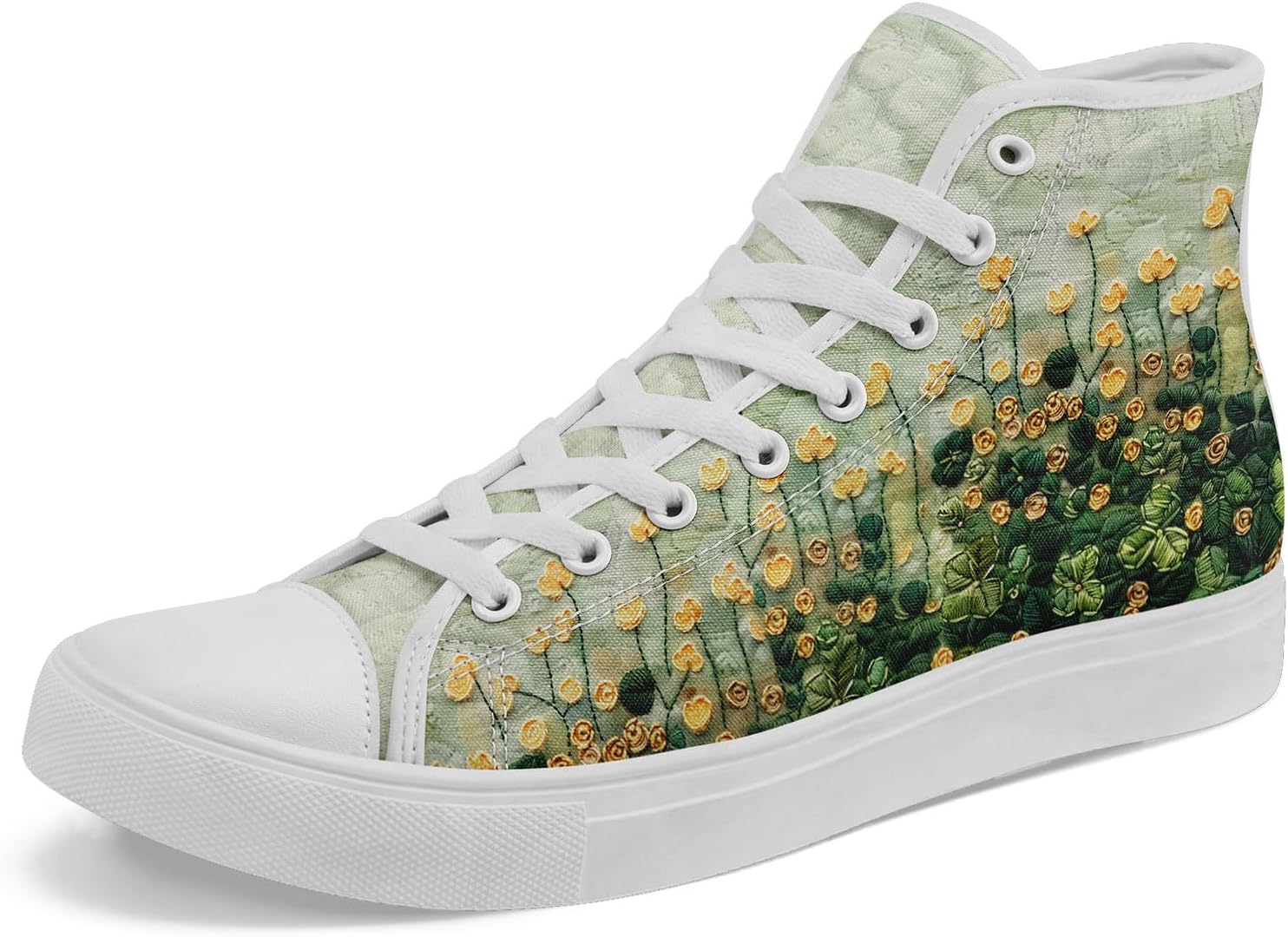 Высокие кеды из канвы с узором клевер AWSOLE для мужчин и женщин, легкие, дышащие, стильные и удобные, кроссовки для фестиваля, подарок, белый/зеленый/бежевый/светло-зеленый
Высокие кеды из канвы с узором клевер AWSOLE для мужчин и женщин, легкие, дышащие, стильные и удобные, кроссовки для фестиваля, подарок, белый/зеленый/бежевый/светло-зеленый