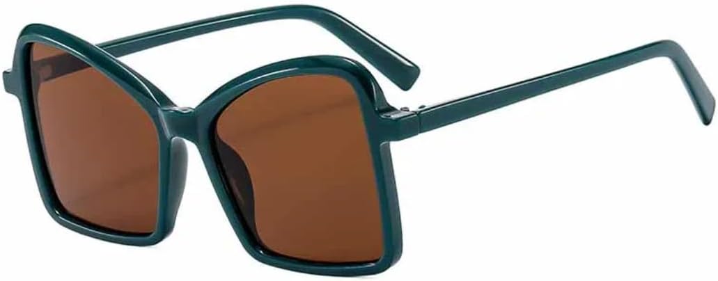 Модные панк-солнцезащитные очки большого размера в оправе «бабочка» для женщин, роскошные мужские очки для вождения и путешествий с защитой от УФ-излучения UV400 TVTBBVV, Green Brown
Модные панк-солнцезащитные очки большого размера в оправе «бабочка» для женщин, роскошные мужские очки для вождения и путешествий с защитой от УФ-излучения UV400 TVTBBVV, Green Brown