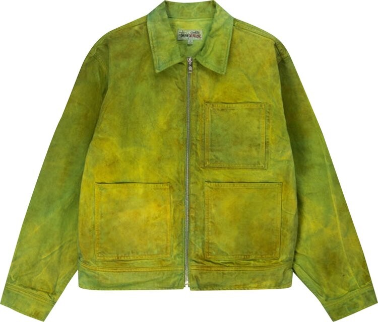 Куртка Stussy Wonderland Hand-Dyed Work Jacket 'Green', зеленый
Куртка Stussy Wonderland Hand-Dyed Work Jacket 'Green', зеленый