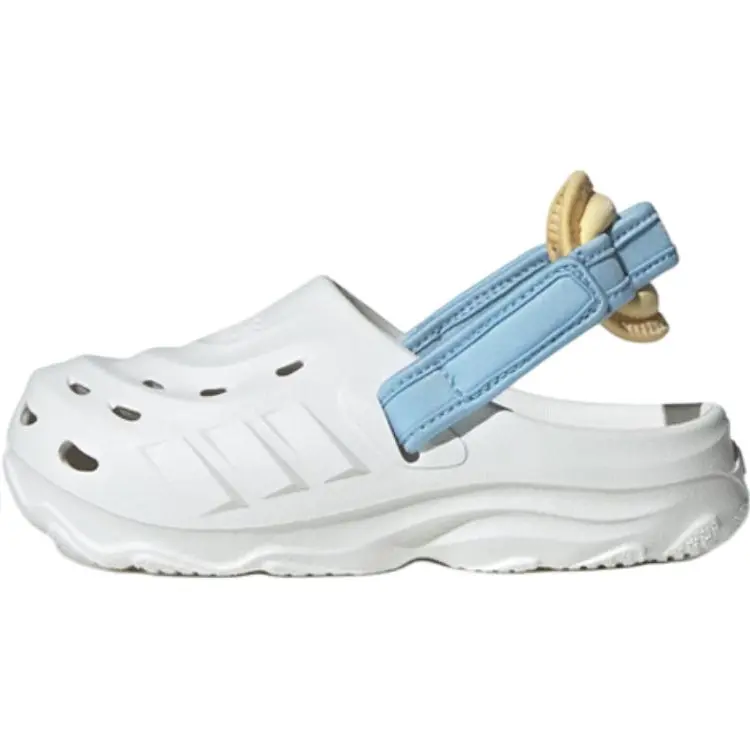 Детские сандалии MAXXCLOG с противоскользящей подошвой и износостойкими подошвами Adidas, белый 
Детские сандалии MAXXCLOG с противоскользящей подошвой и износостойкими подошвами Adidas, белый