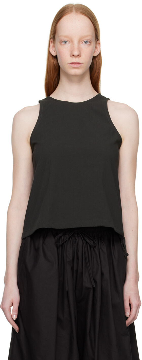 Черная майка на шнуровке Missing You Already
Черная майка на шнуровке Missing You Already