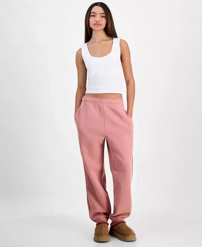 Женские классические флисовые спортивные брюки на резинке UGG®, розовый
Женские классические флисовые спортивные брюки на резинке UGG®, розовый