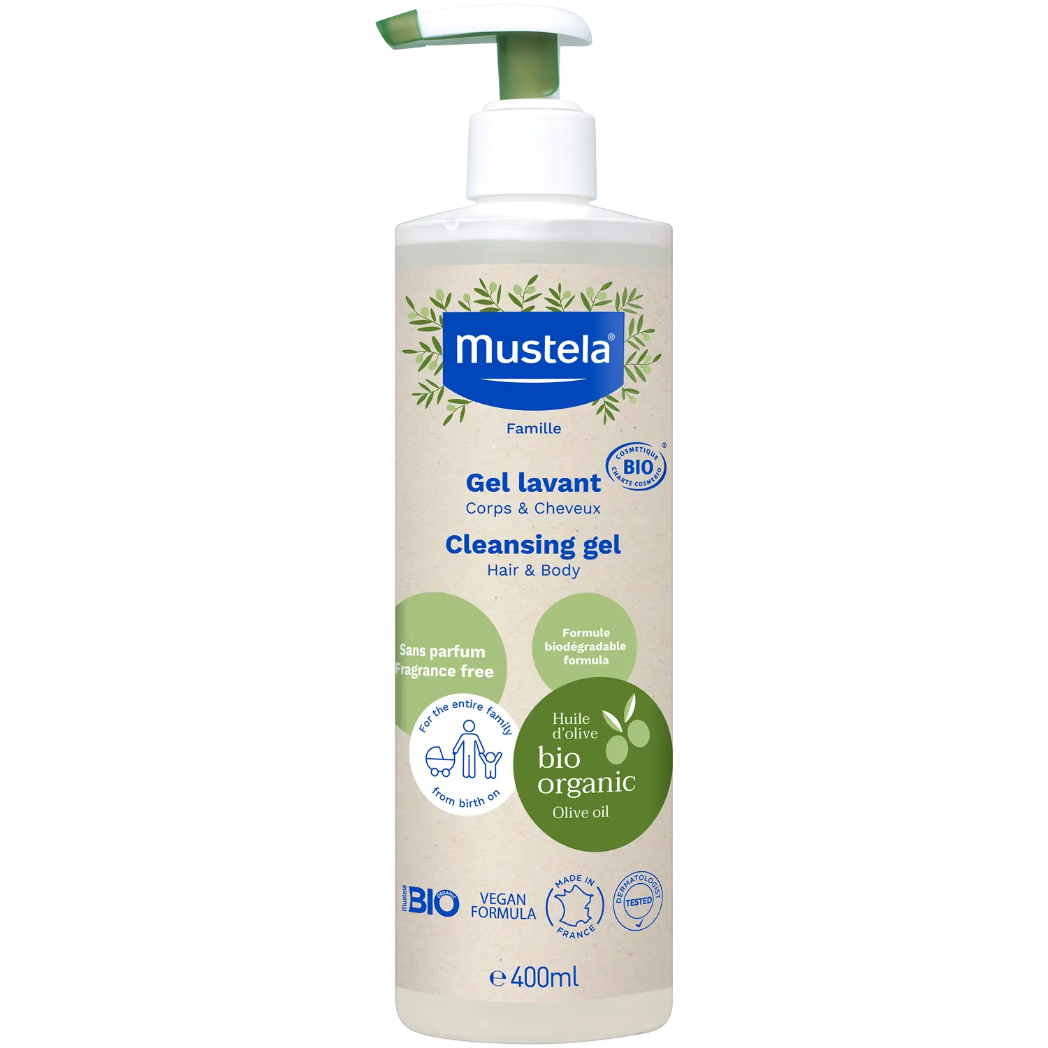 Mustela Bio гель для стирки, 400 мл
Mustela Bio гель для стирки, 400 мл