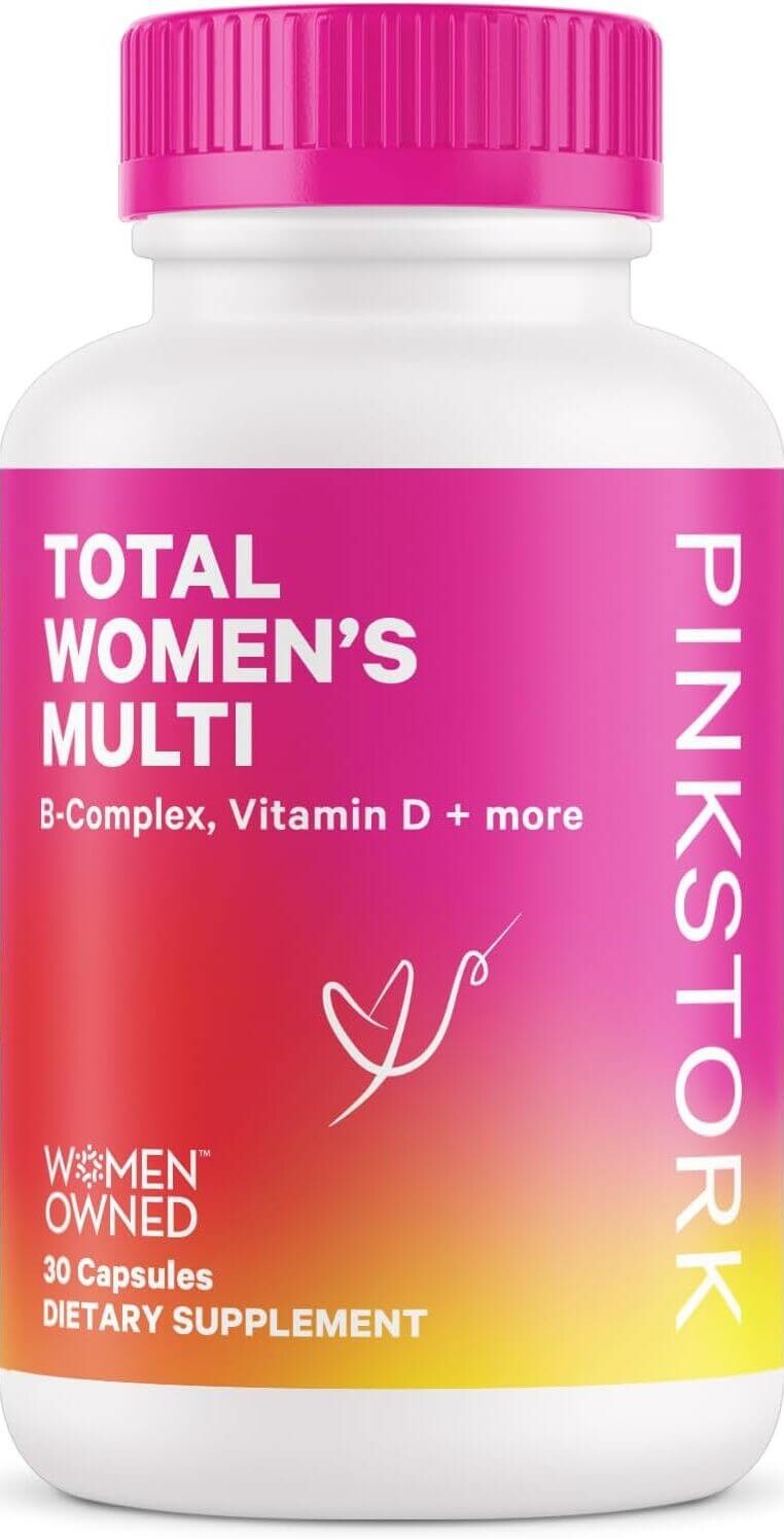 Мультивитамины для женщин Pink Stork Total For Hair Skin And Nails Bone Health Immune Support, 30 капсул
Мультивитамины для женщин Pink Stork Total For Hair Skin And Nails Bone Health Immune Support, 30 капсул