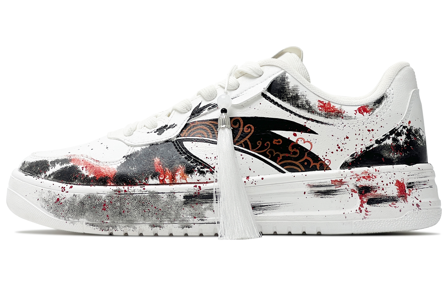 Антискользящие износостойкие низкие скейтерские кроссовки Anta Life Collection мужские бело-черно-красные
Антискользящие износостойкие низкие скейтерские кроссовки Anta Life Collection мужские бело-черно-красные