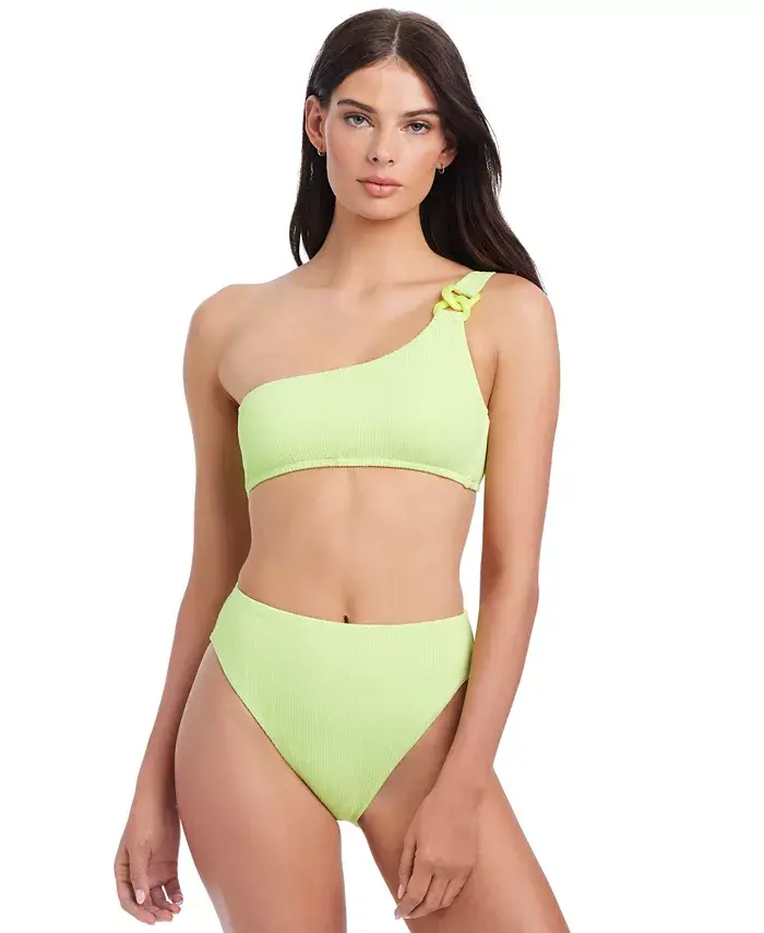 Женский бикини-топ Stay Connected на одно плечо и плавки-бикини с высокой линией бедра и высокой талией Sanctuary
Женский бикини-топ Stay Connected на одно плечо и плавки-бикини с высокой линией бедра и высокой талией Sanctuary