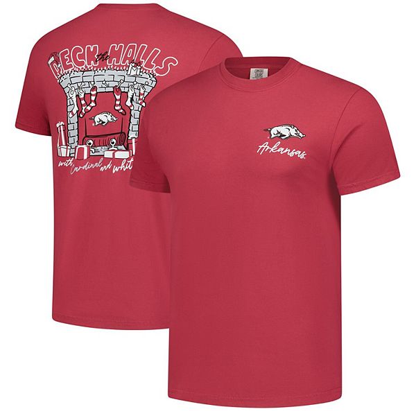 Мужская футболка comfort colors cardinal arkansas razorbacks deck the halls Image One
Мужская футболка comfort colors cardinal arkansas razorbacks deck the halls Image One