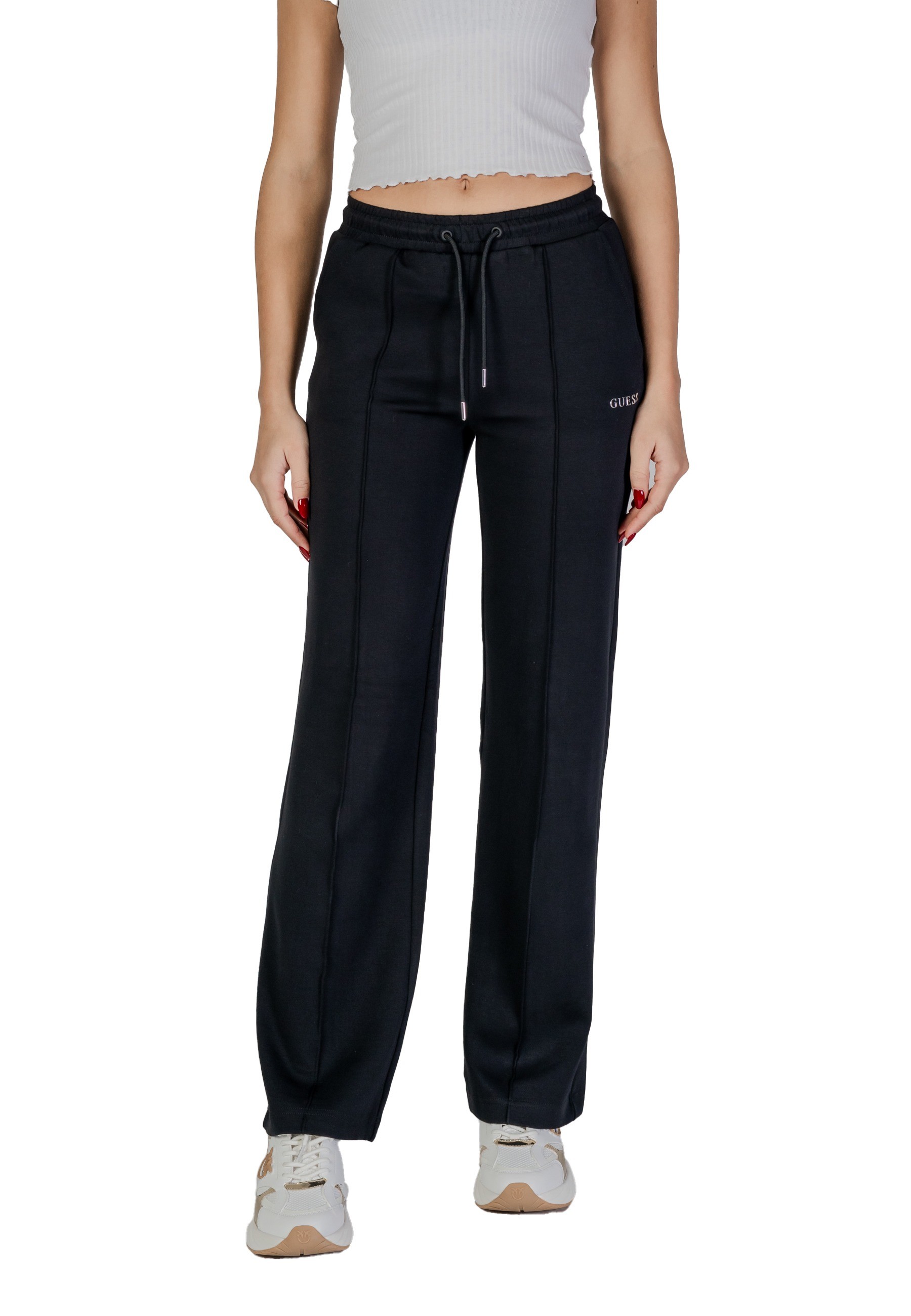 Брюки женские GUESS спортивные на кулиске, черный
Брюки женские GUESS спортивные на кулиске, черный