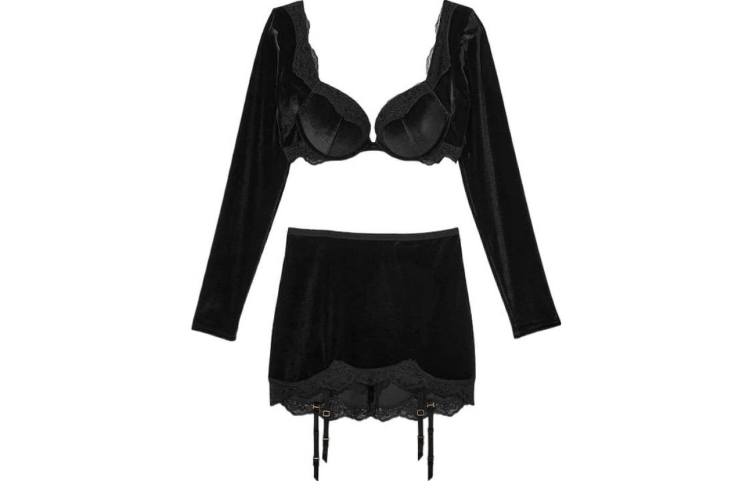 Женский пижамный комплект Victoria's Secret, цвет Black
Женский пижамный комплект Victoria's Secret, цвет Black