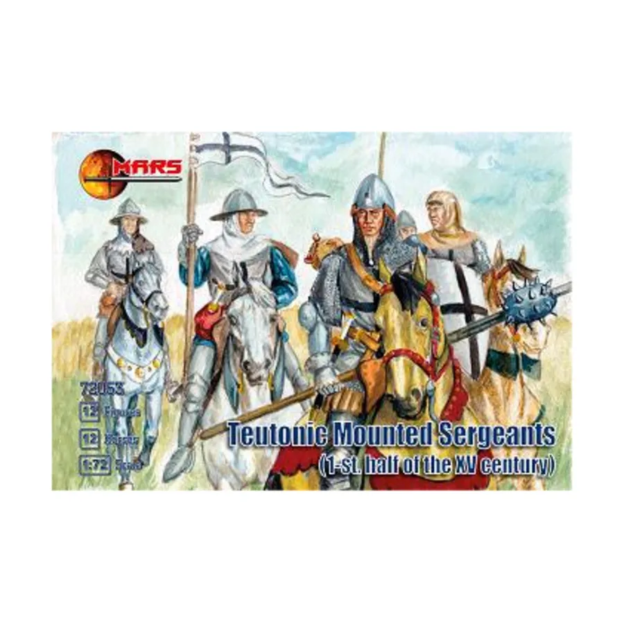 Тевтонские конные сержанты, 1st Half of the XV Century Miniatures (1:72)
Тевтонские конные сержанты, 1st Half of the XV Century Miniatures (1:72)