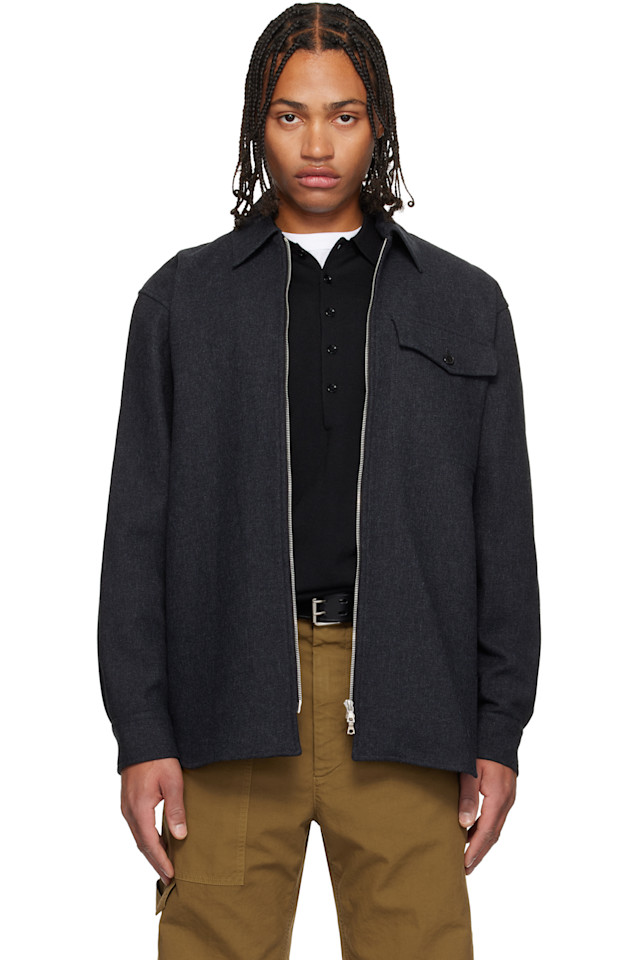 Dries Van Noten Серая хлопковая куртка
Dries Van Noten Серая хлопковая куртка