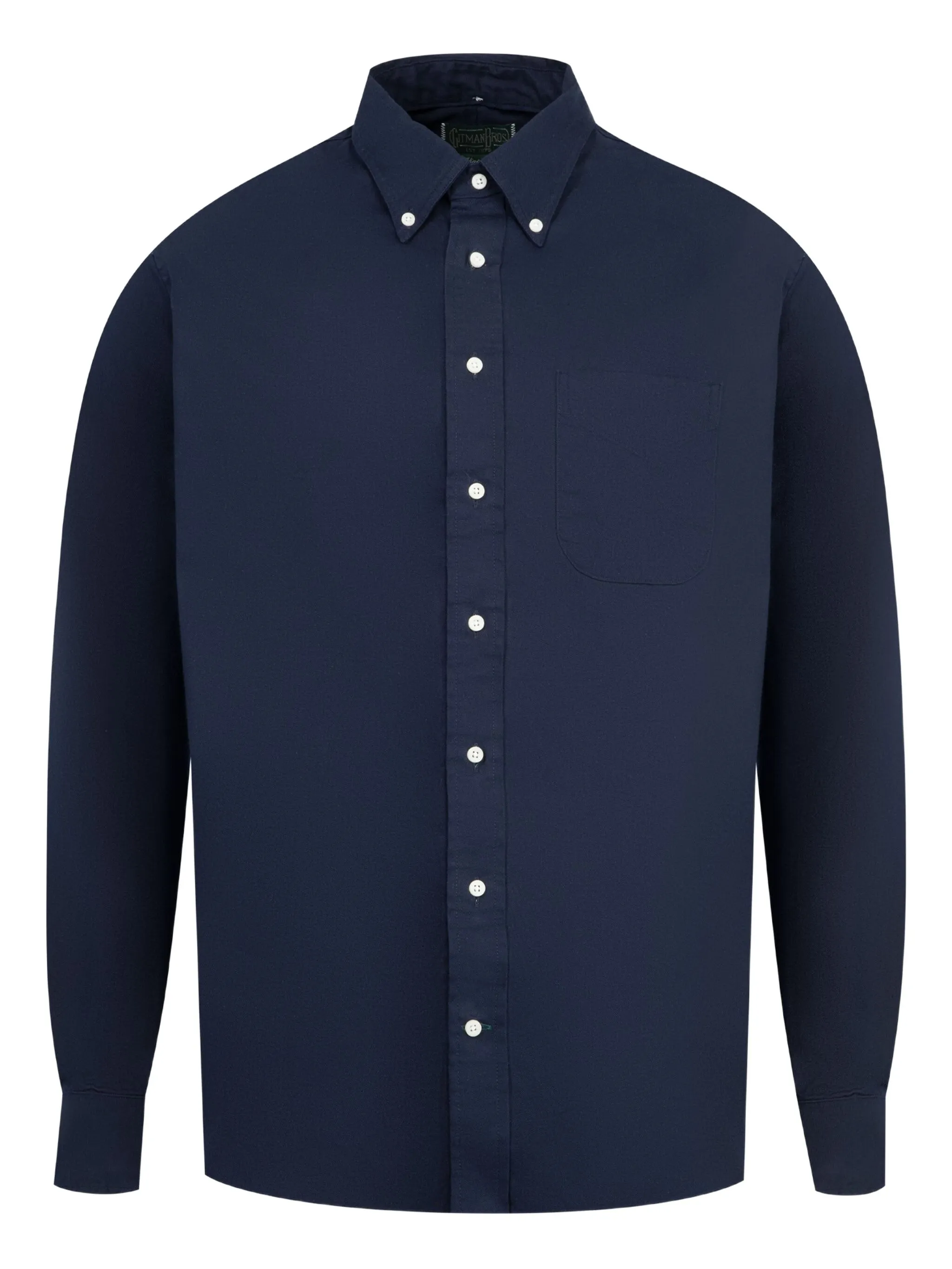 Рубашка оксфорд Gitman Bros, синий
Рубашка оксфорд Gitman Bros, синий