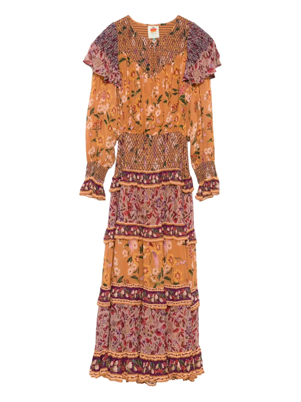 Платье с цветочным принтом FARM Rio, коричневый
Платье с цветочным принтом FARM Rio, коричневый