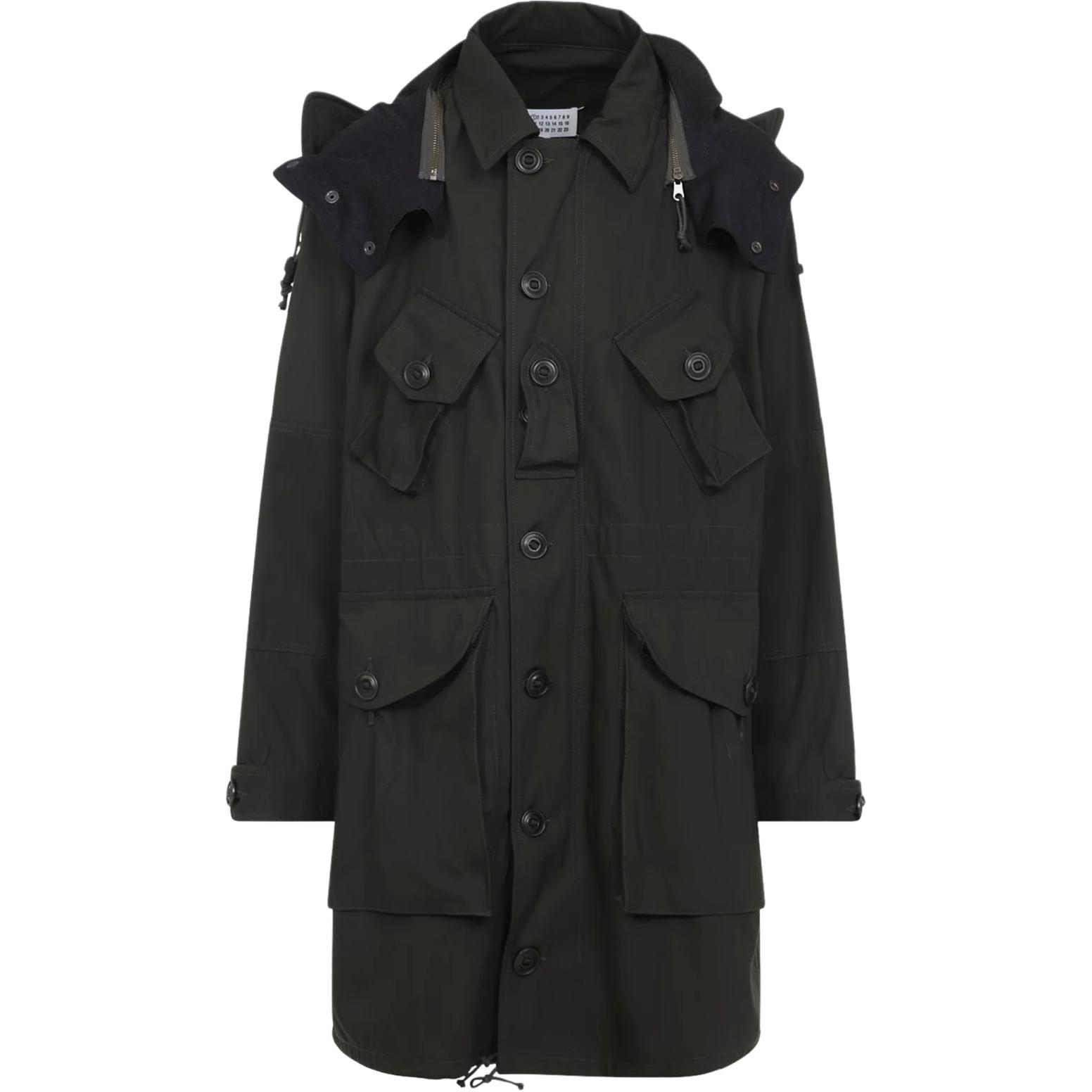 Куртка с капюшоном Maison Margiela, зеленый
Куртка с капюшоном Maison Margiela, зеленый