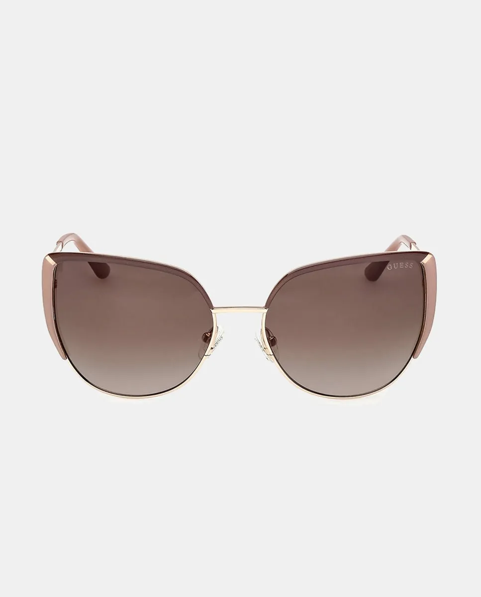Женские солнцезащитные очки кошачий глаз металлические с градиентными линзами Guess, бежевый
Женские солнцезащитные очки кошачий глаз металлические с градиентными линзами Guess, бежевый