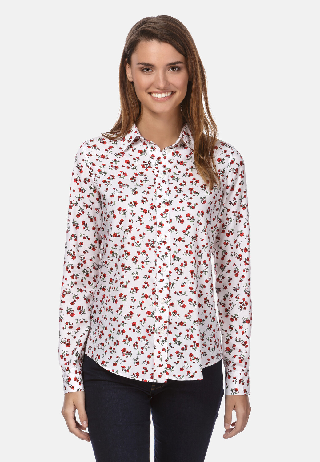 Блуза Vincenzo Boretti gerade geschnitten, красный
Блуза Vincenzo Boretti gerade geschnitten, красный