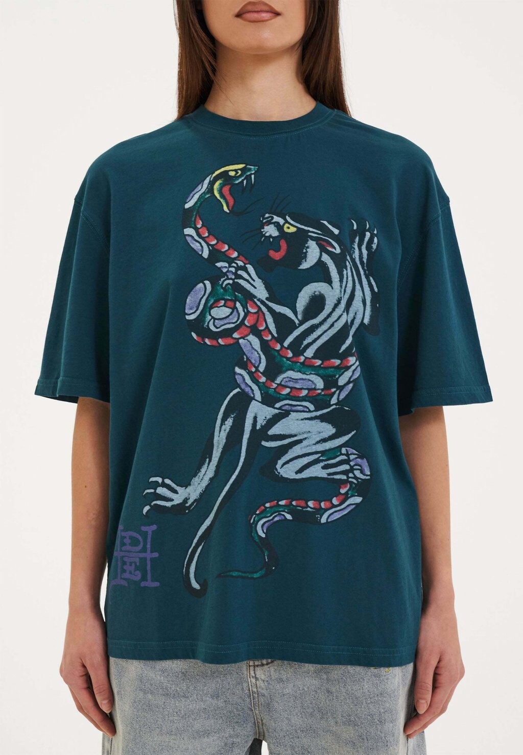 Футболка с принтом SNAKE & PANTHER BATTLE Ed Hardy, зеленый
Футболка с принтом SNAKE & PANTHER BATTLE Ed Hardy, зеленый